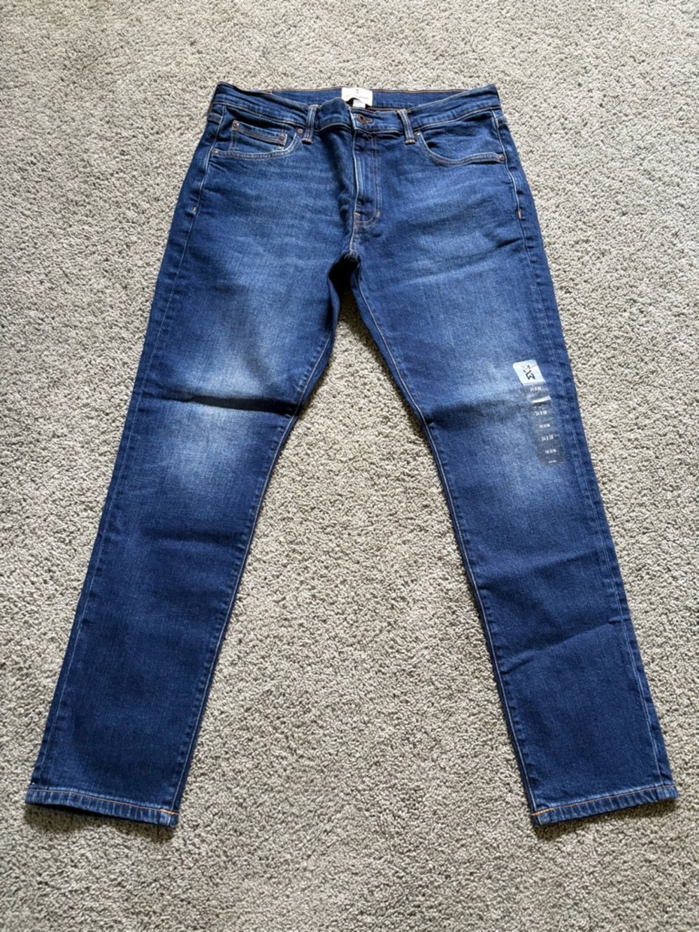 Mutual Weave The Slim Jeans Mens Size 34x30 NWOT Denim Stretch